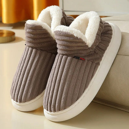 Dames Slippers Zacht Fleece met Antislip Zool