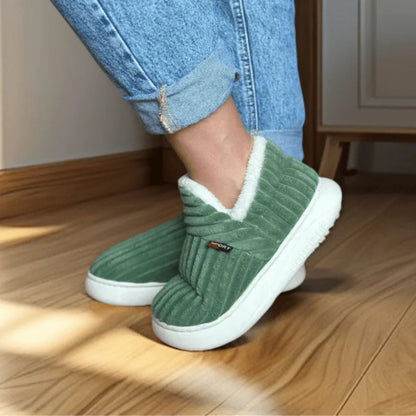 Dames Slippers Zacht Fleece met Antislip Zool