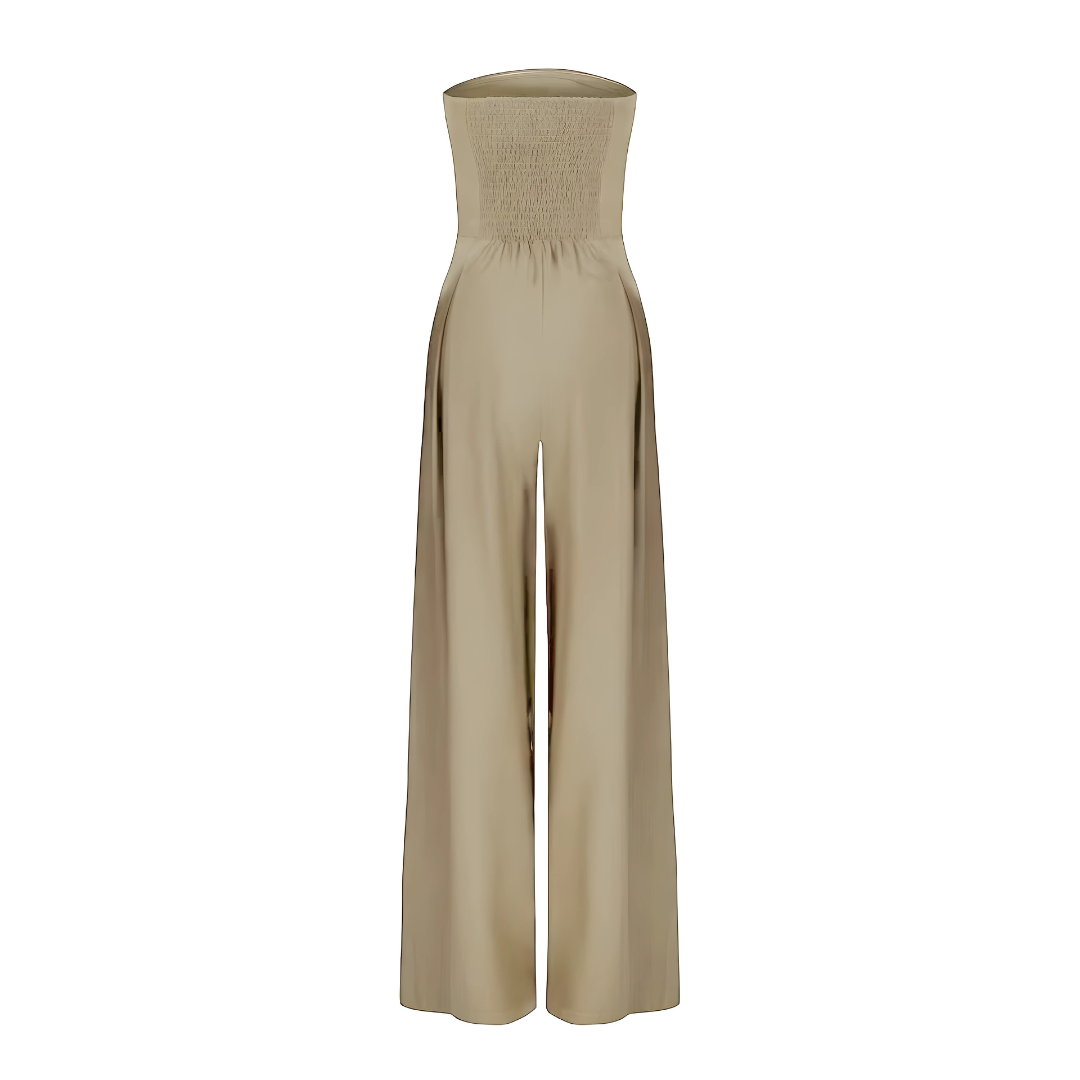 Dames Strapless Jumpsuit Elegante Pasvorm