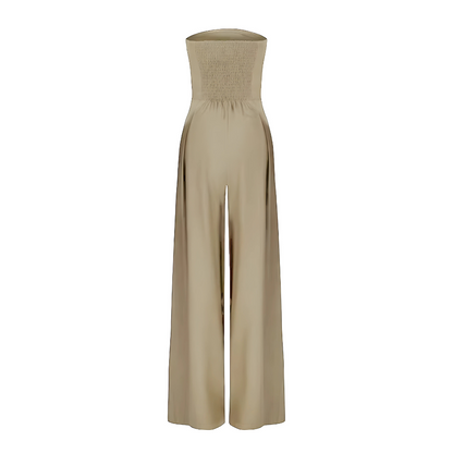 Dames Strapless Jumpsuit Elegante Pasvorm