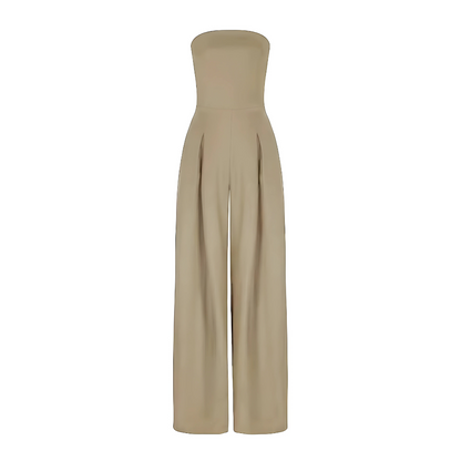 Dames Strapless Jumpsuit Elegante Pasvorm