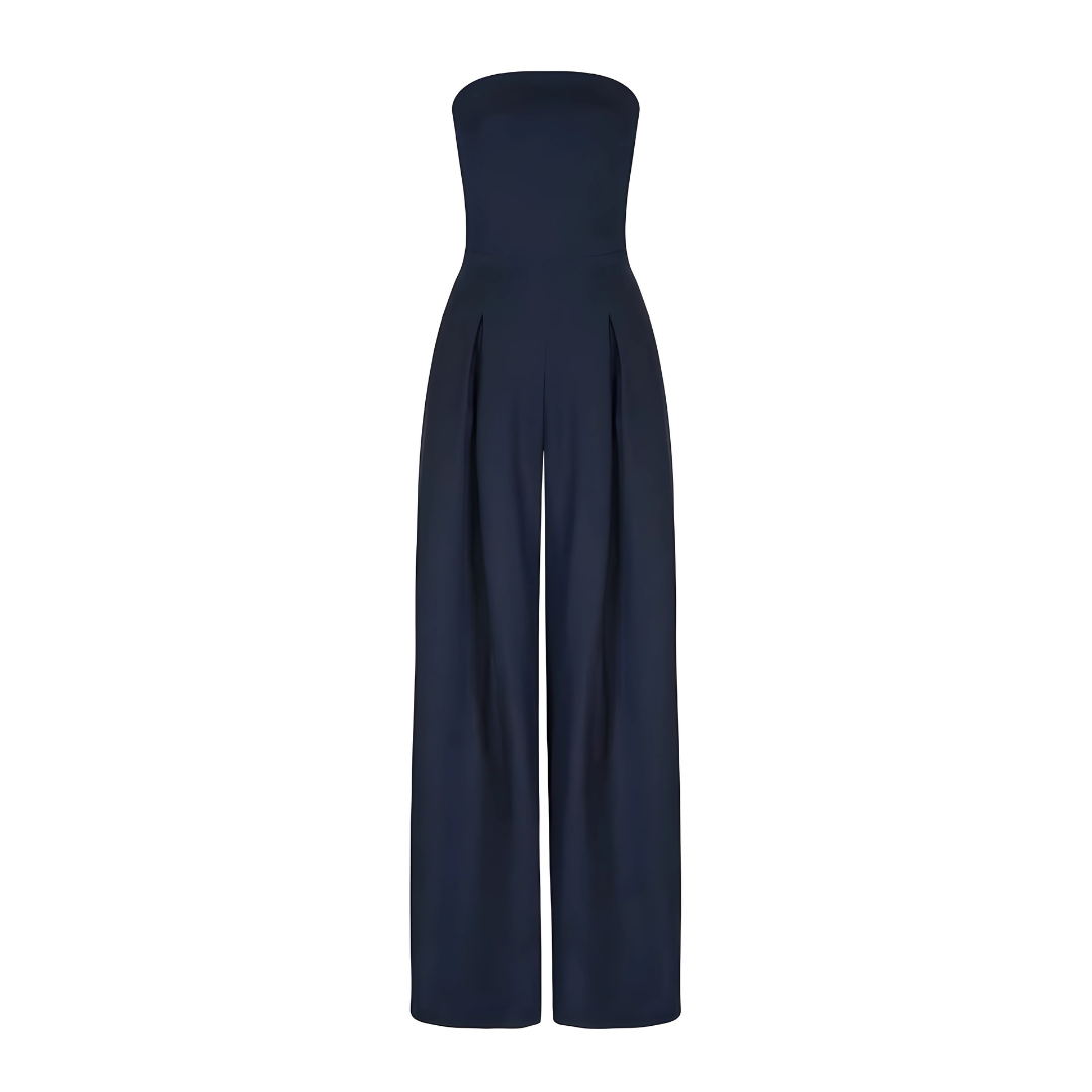 Dames Strapless Jumpsuit Elegante Pasvorm