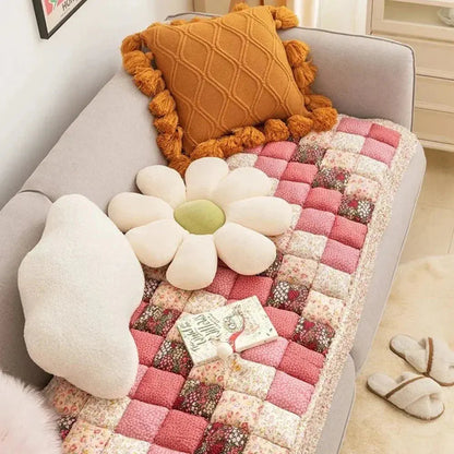 Zachte Bloemen Bankhoes – Wasbare Petmat voor Katten en Honden – Beschermhoes Bank