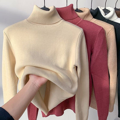 Dames Coltrui Zacht Kasjmier Oversized Warme Wintertrui - StudioMarella