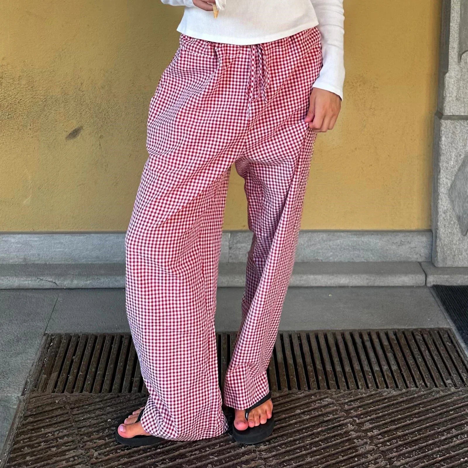 Retro Broek High Waisted Vintage Stijl - StudioMarella