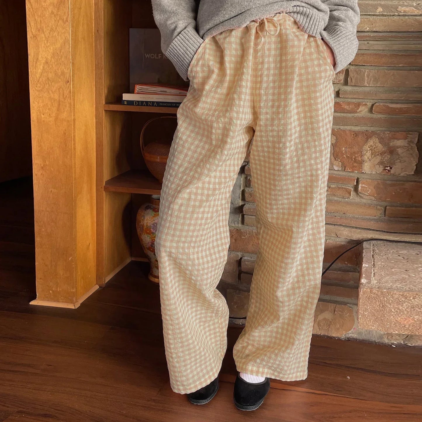 Retro Broek High Waisted Vintage Stijl