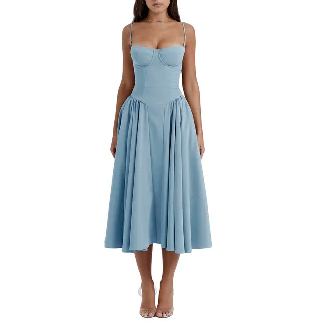 Vrouwen A-lijn Jurk Zomerjurk Elegant La Bella Moda