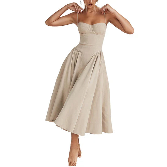 Vrouwen A-lijn Jurk Zomerjurk Elegant La Bella Moda - StudioMarella