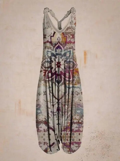 Luchtige Jumpsuit Boho Stijl Zomerjurk