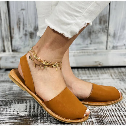Zomersandalen Comfortabele Gloedkleur - StudioMarella