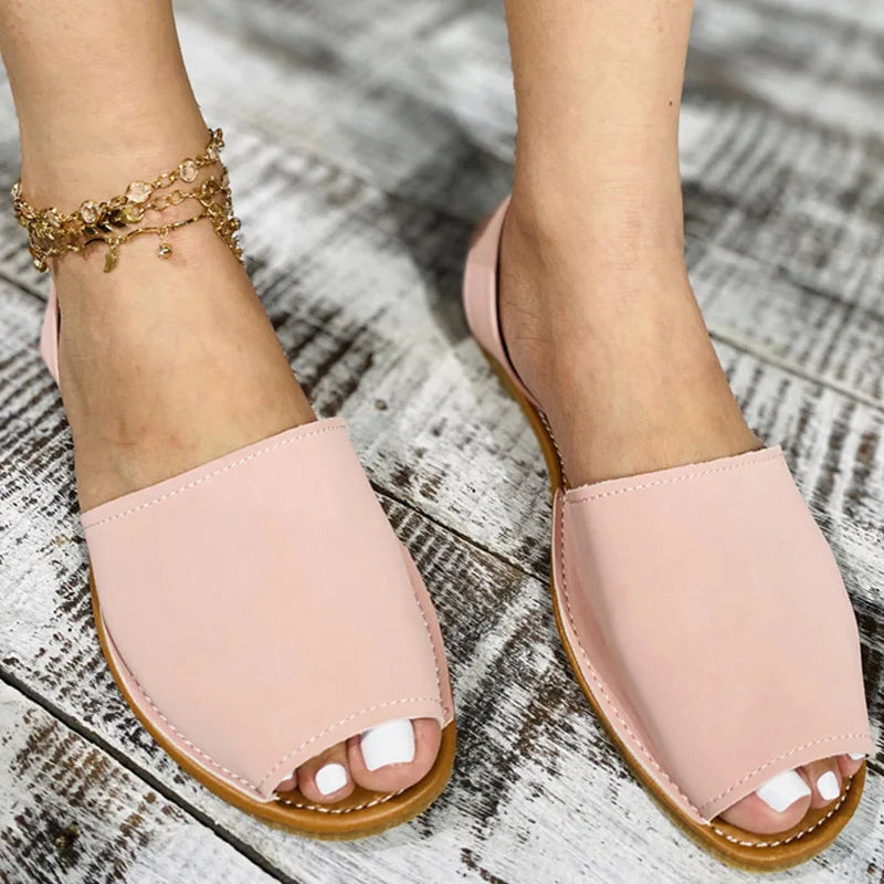 Zomersandalen Comfortabele Gloedkleur