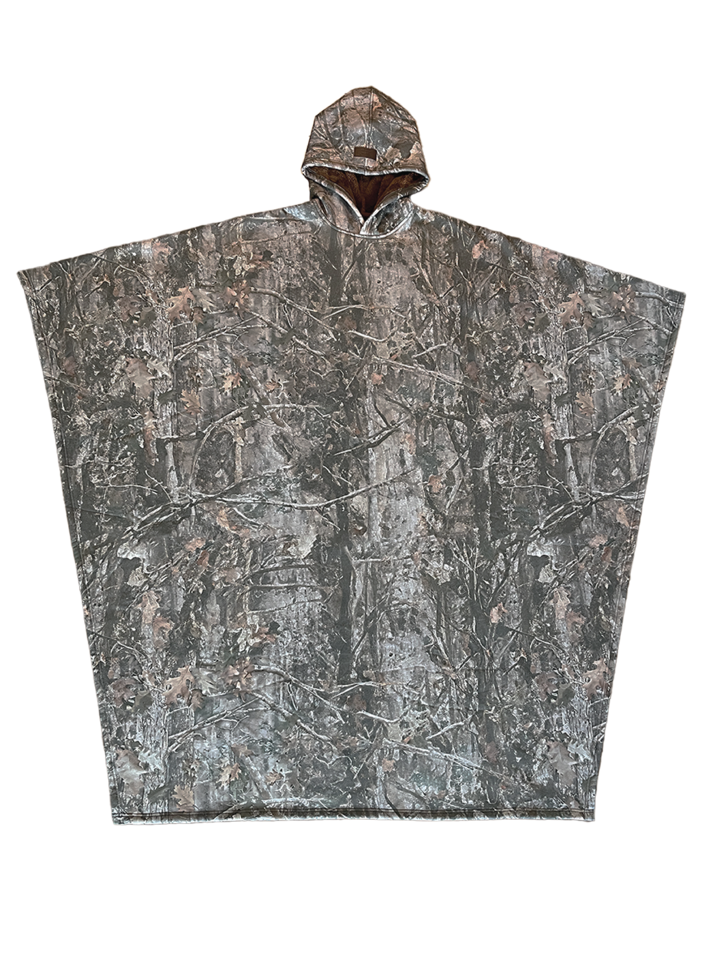 Fleece Poncho Warm en Zacht met Capuchon Luxe Kwaliteit