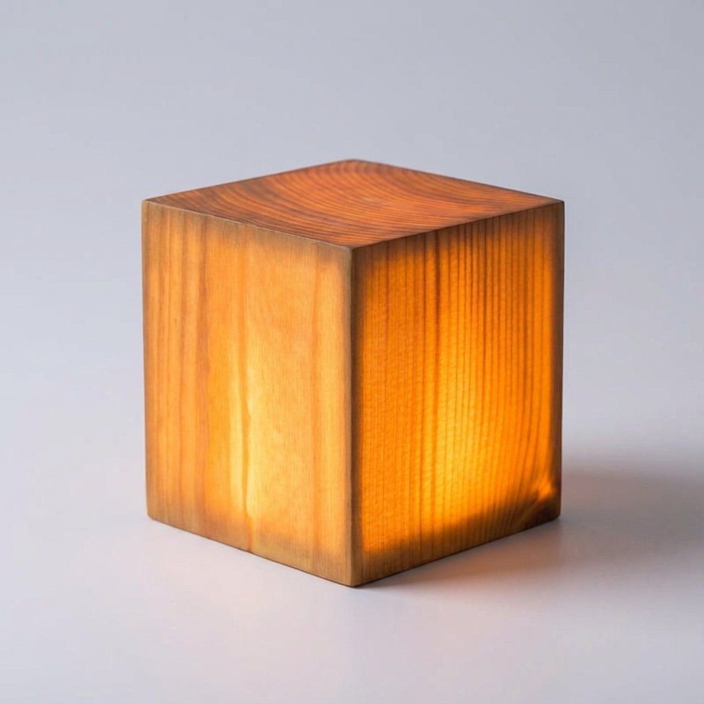 Tafellamp Houtlook Cilinder LED Oplaadbaar Touch Dimbaar Draadloos Nachtkastlamp Bureaulamp Sfeerverlichting Naturel