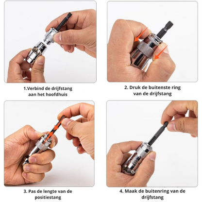 Draadconnector Adapter voor Boormachine – Professioneel Elektrisch Draadverbindingsgereedschap