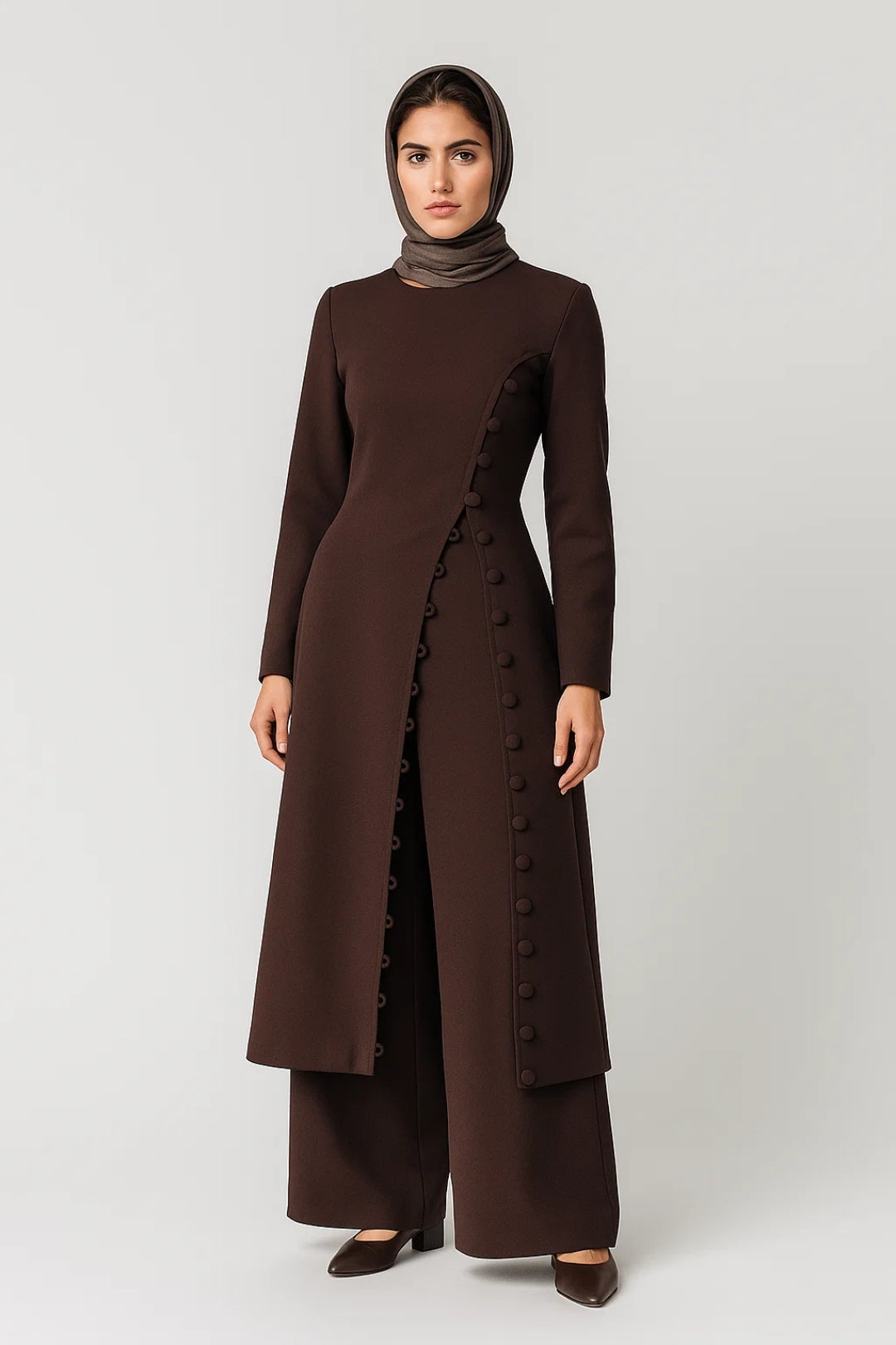 Dames Set Lange Mouw Elegant Herfst Jurk - StudioMarella