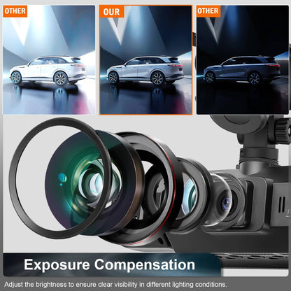 Draadloos Dashcam Systeem 4 Camera's Nachtzicht 1920P HD Parkeerbewaking Auto Beveiliging WiFi Opname