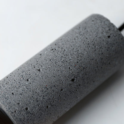 Beton Hanglamp Industrieel Cilinder Metaal Zwart Grijs E27