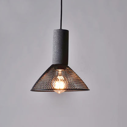 Beton Hanglamp Industrieel Cilinder Metaal Zwart Grijs E27