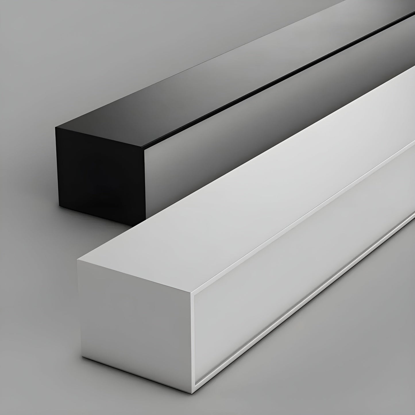 LED Plafondlamp Smal Modern Aluminium Zwart Wit 60-120cm