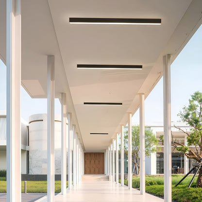 LED Plafondlamp Smal Modern Aluminium Zwart Wit 60-120cm
