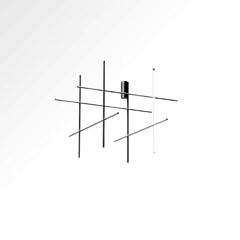 Gridline Kroonluchter LED Aluminium Goud Zwart Woonkamer Eetkamer 3000K 4000K 6000K Modulair Lijnarmatuur Plafondlamp