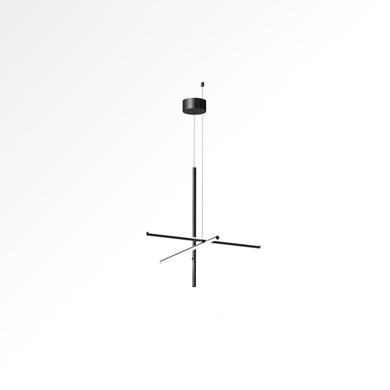 Gridline Kroonluchter LED Aluminium Goud Zwart Woonkamer Eetkamer 3000K 4000K 6000K Modulair Lijnarmatuur Plafondlamp