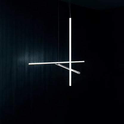 Gridline Kroonluchter LED Aluminium Goud Zwart Woonkamer Eetkamer 3000K 4000K 6000K Modulair Lijnarmatuur Plafondlamp