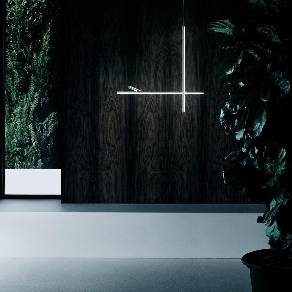 Gridline Kroonluchter LED Aluminium Goud Zwart Woonkamer Eetkamer 3000K 4000K 6000K Modulair Lijnarmatuur Plafondlamp