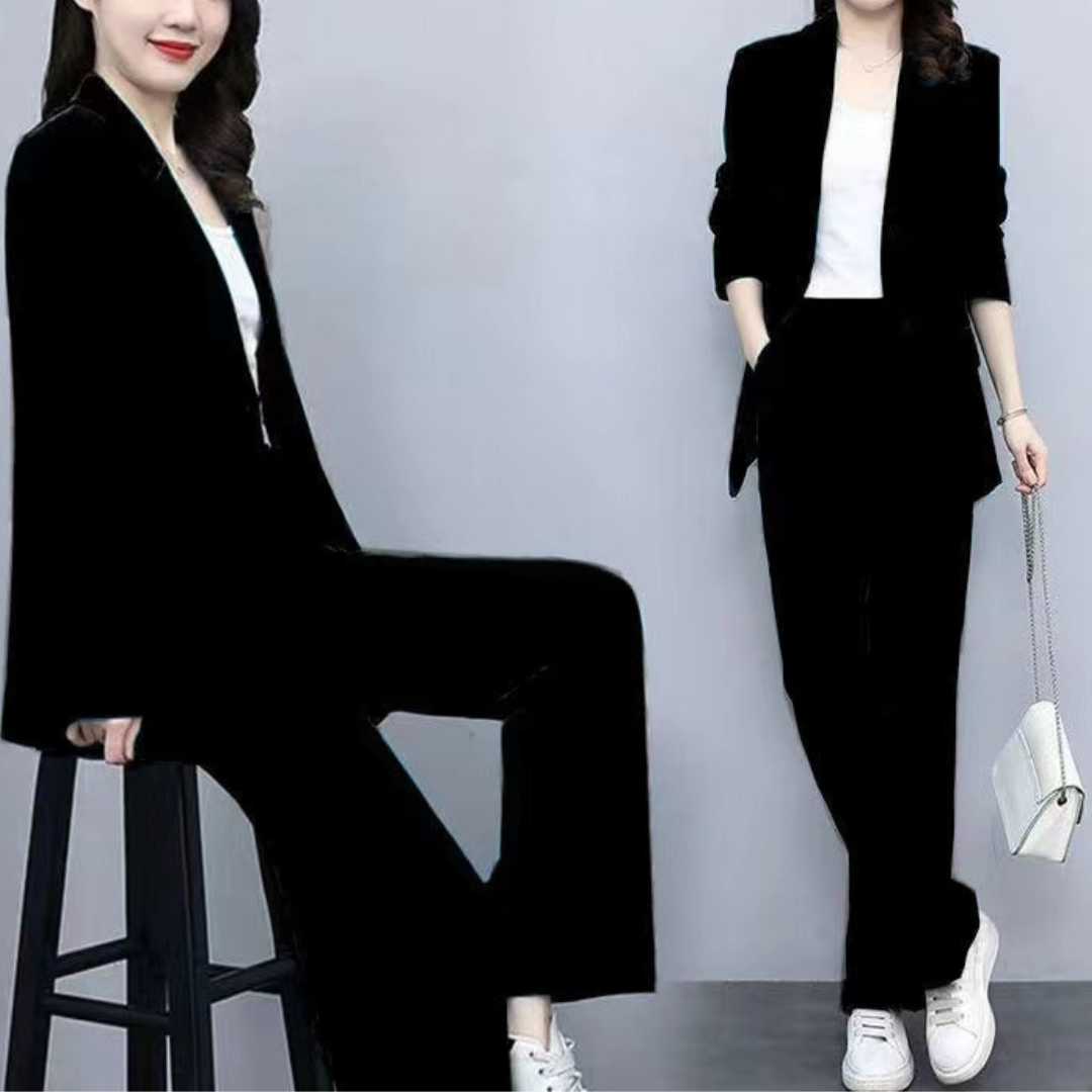 Dames Tweedelig Setje Elegant Model