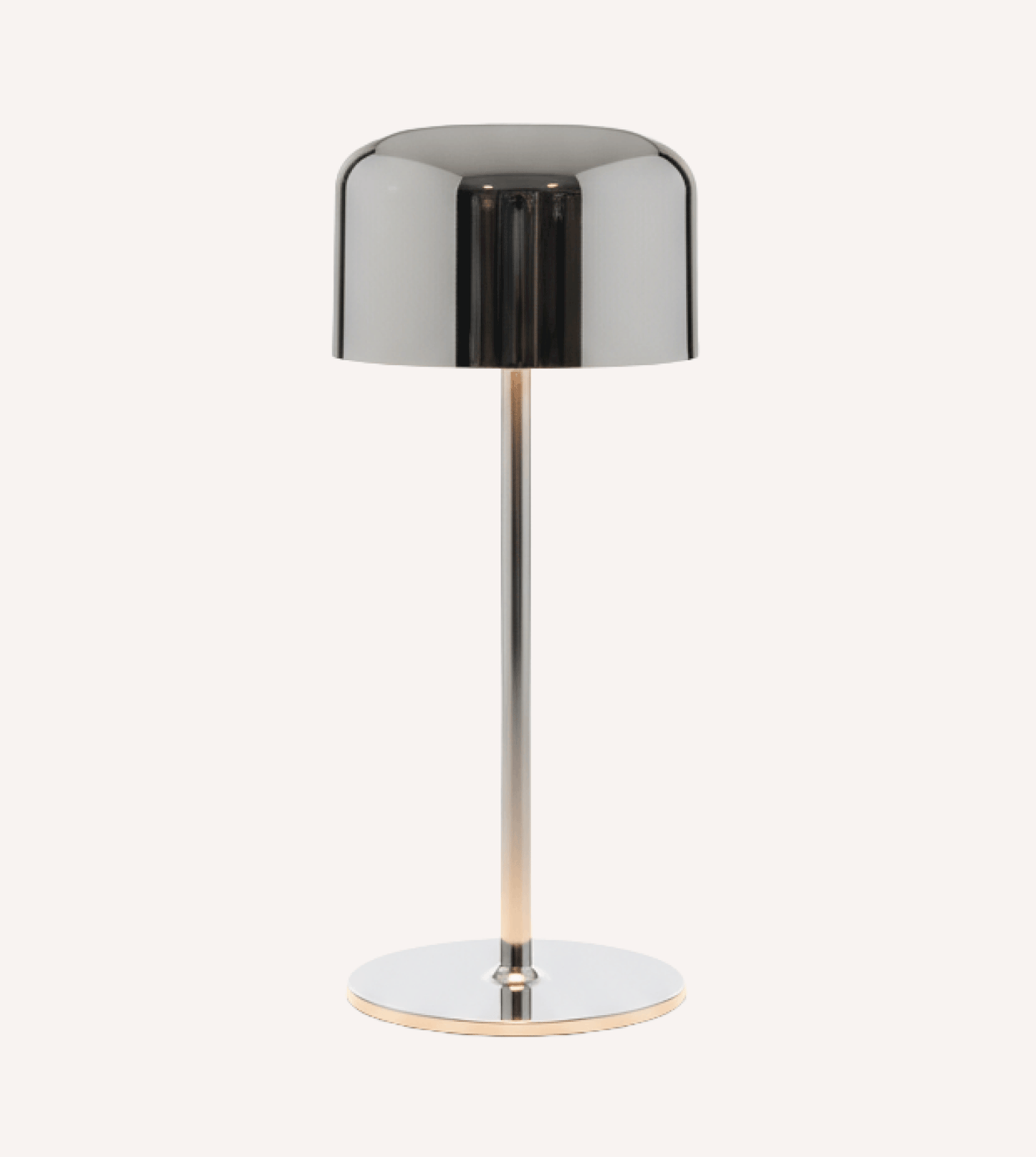 Draadloze Tafellamp LED Oplaadbaar Touch Dimbaar IP54 21cm Chroom