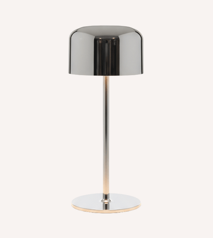 Draadloze Tafellamp LED Oplaadbaar Touch Dimbaar IP54 21cm Chroom