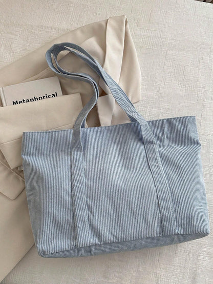 Cora | Grote Tote Tas voor Vrouwen - Zachte Corduroy, Ruim Ontwerp 6