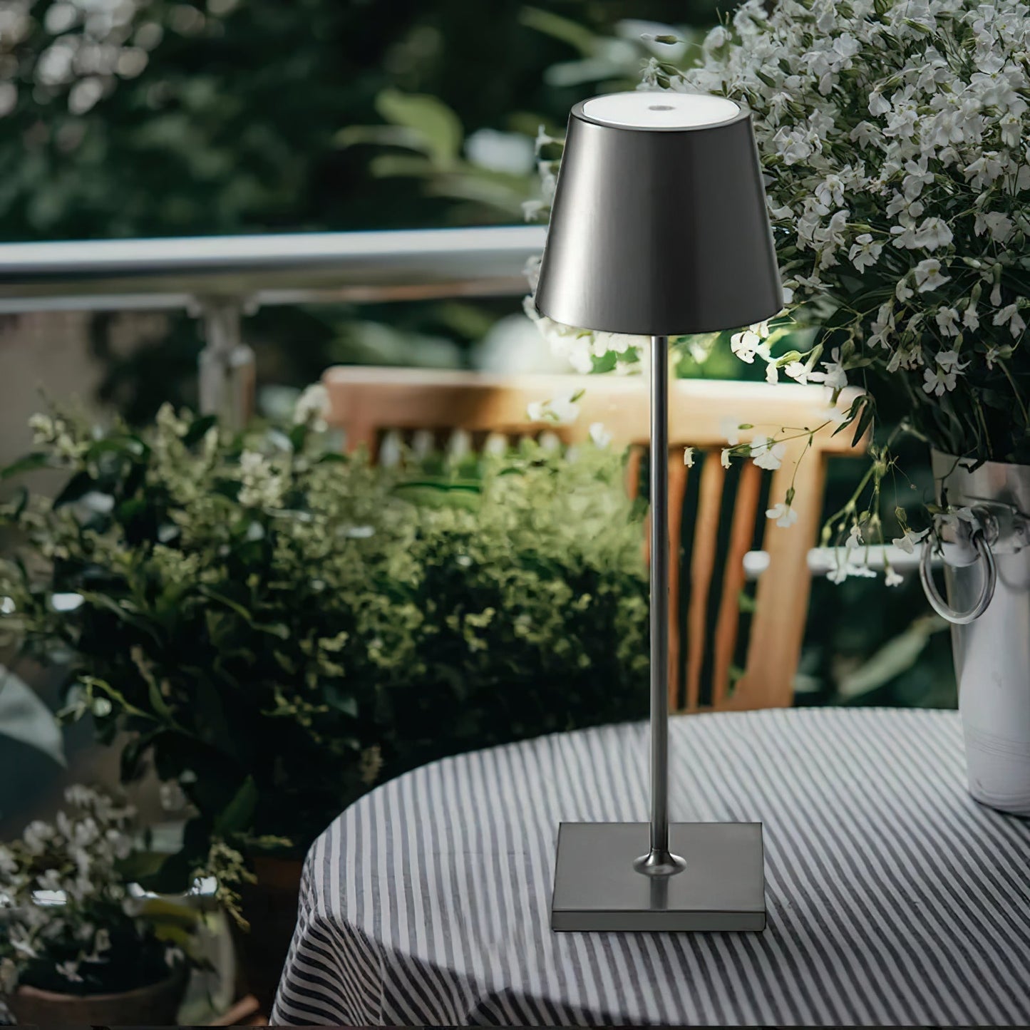 Oplaadbare LED Tafellamp Draadloos met Ingebouwde Batterij – Dimbaar Aanraakbediening 3000K-6000K 550 lm