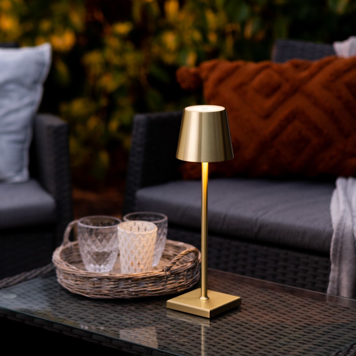 Oplaadbare LED Tafellamp Draadloos met Ingebouwde Batterij – Dimbaar Aanraakbediening 3000K-6000K 550 lm