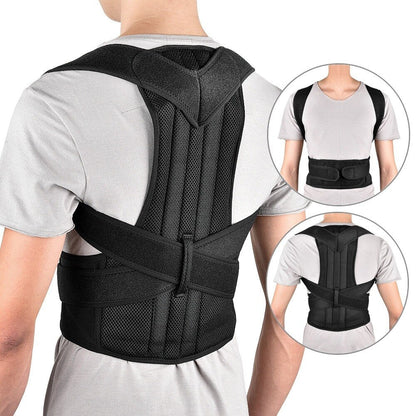 Ergonomische Houdingscorrector voor Schouders en Rug - Verstelbaar en Ademend - Unisex Postuurbrace