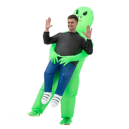 Alien Kostuum Halloween Gonflabele Pak - StudioMarella