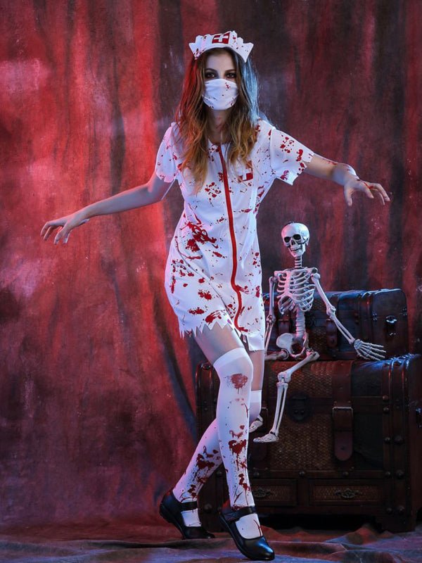 Bloedige Verpleegster Kostuum Horror