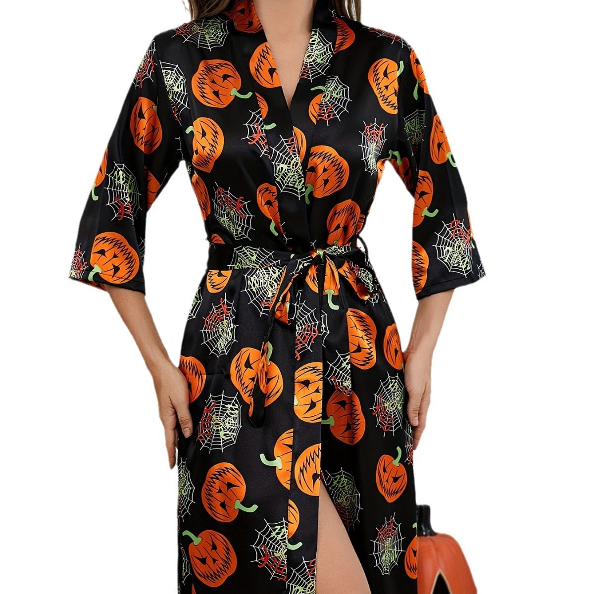 Halloween Kostuum Pompompom Jurk met Pompoenprint