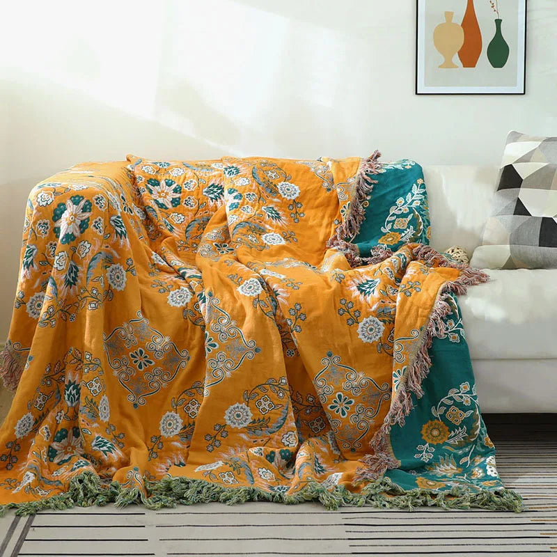Luxe Plaid Deken – Zacht Woondeken met Tijdloos Design voor Bank en Bed