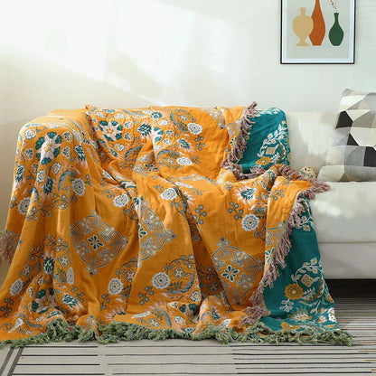 Luxe Plaid Deken – Zacht Woondeken met Tijdloos Design voor Bank en Bed