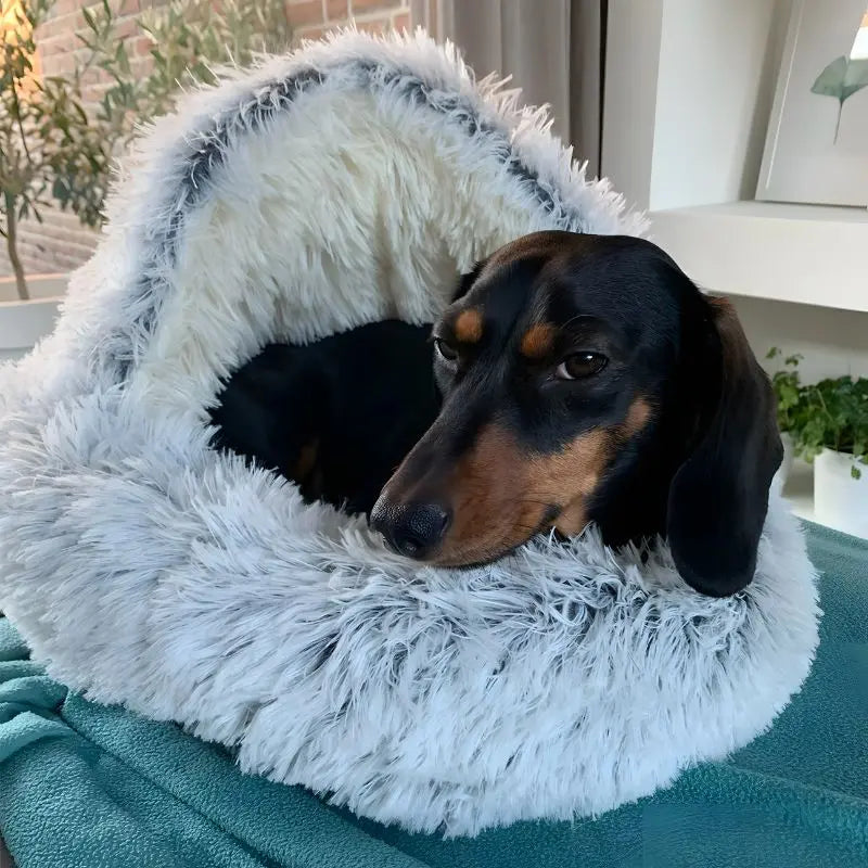 Hondenmand Pluche Zacht Antislip Kat Hond Slaapmand Warm Kattenmand Luxe