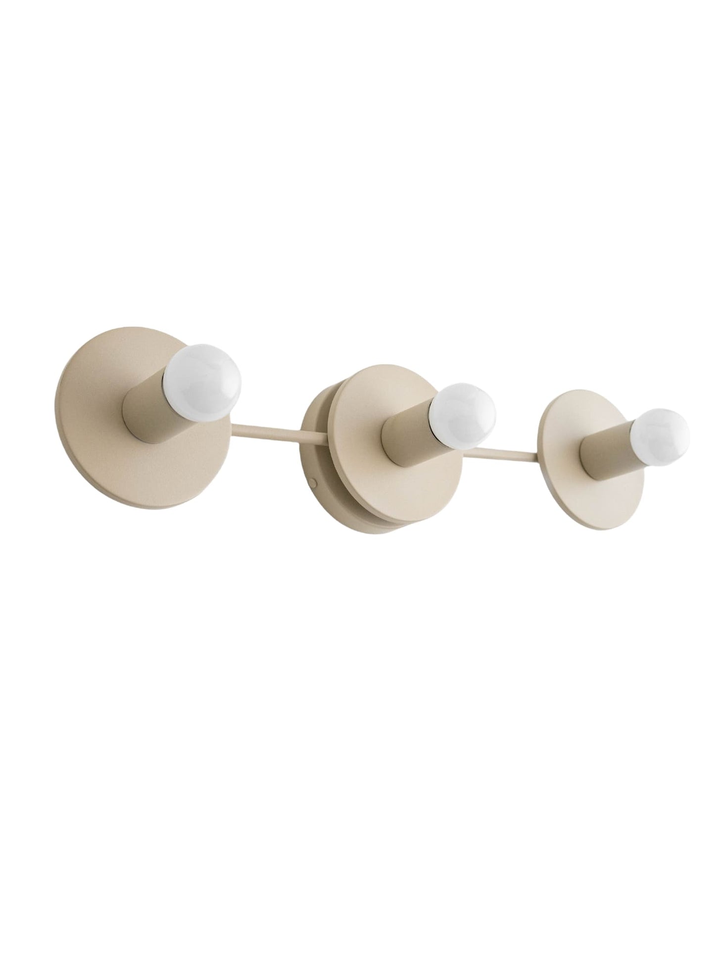 Minimalistische Badkamerlamp met Drie Lichtpunten - Verkrijgbaar in Meerdere Kleuren
