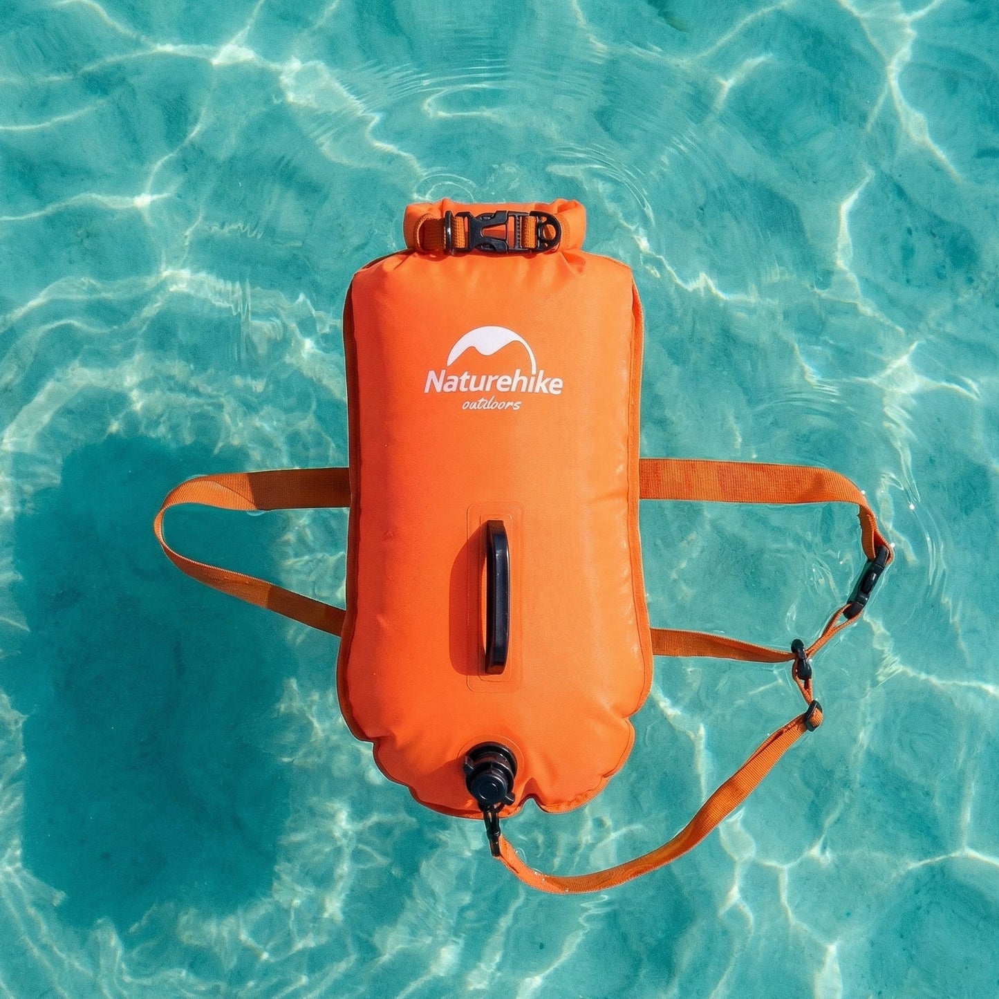 Zwemboeisignaalbaken Waterdicht Opbergvak Oranje Roze Sleeplijn Veiligheid Openwater Zwemmen Training Triathlon Zichtbaar
