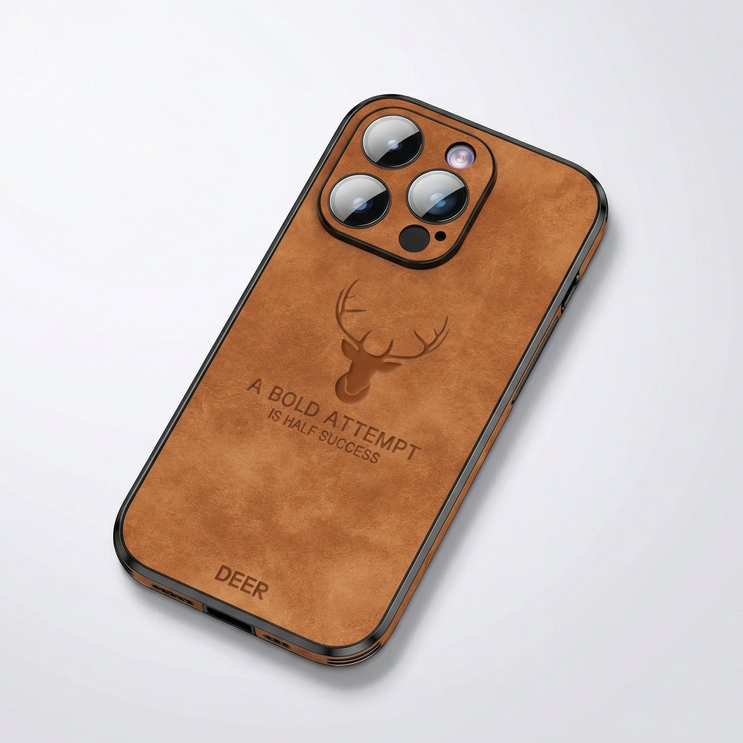 Smartphone Hoesje in Leerlook — Slank Design met Valbescheming & MagSafe-Compatibiliteit voor iPhone 16/15/14/13/12