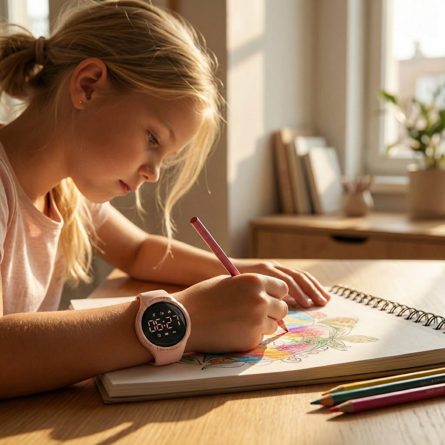 Smartwatch voor Kinderen met IP68 Waterdichtheid & 3D Sporttracking – Actief Tracker Horloge voor School & Sport