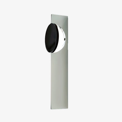 Kinetic Shadow Wandlamp Sculptuur met Verchroomde Schaduwprojectie