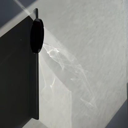Kinetic Shadow Wandlamp Sculptuur met Verchroomde Schaduwprojectie