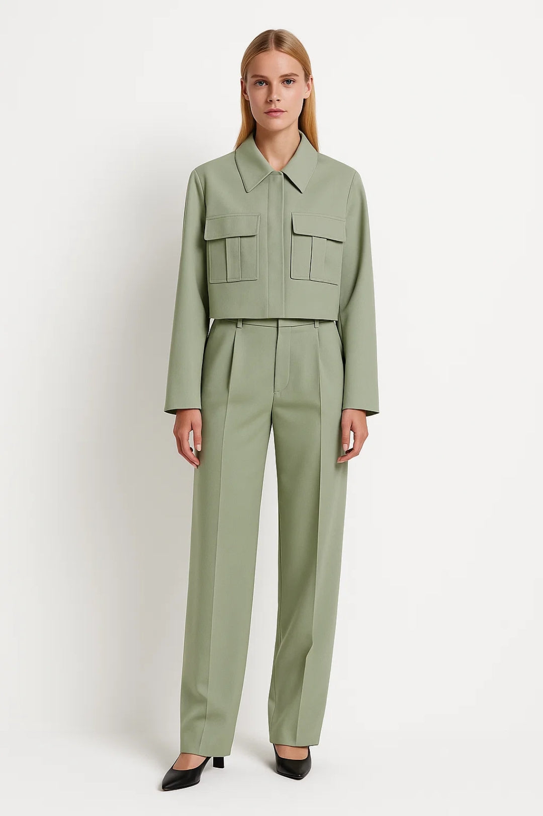 Cropped Blazer Set Klassieke Stijl Timeless Design - StudioMarella