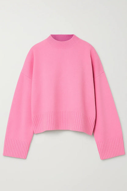 Dames Trui Relaxed Fit met Brede Mouwen Casual