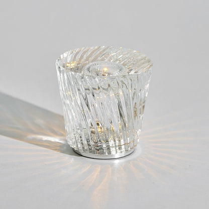 Diamant Kristal Tafellamp met Ingebouwde Accu – Draadloos & Dimbaar – Ø 8,2 cm × H 9 cm